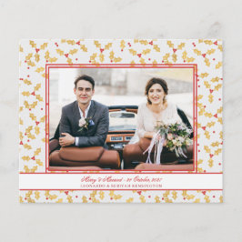 Budget Gouden Folie Holly Merry Married Christmas