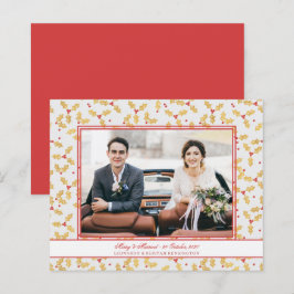 Budget Gouden Folie Holly Merry Married Christmas