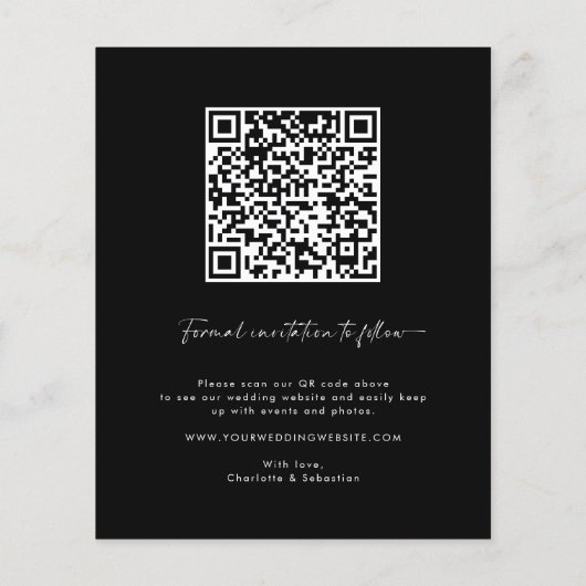 Budget Gouden Kalligrafie Foto Save the Date Kaart (Achterkant)