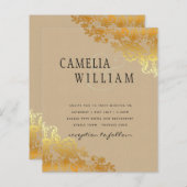 BUDGET Gouden Kant Klassieke Ampersand Trouw Uitno (Voorkant / Achterkant)