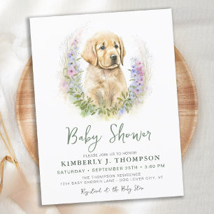 Budget Gouden Retriever Puppy Hond Baby Shower