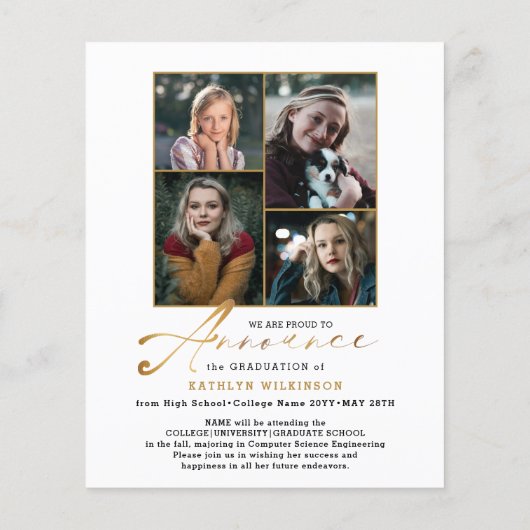 BUDGET Gouden Script Arch 5 Foto AFSTUDEERDER Aank (Achterkant)