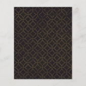 Budget Goudfolie Kerstmis Typografie Vakantie Kaar (Achterkant)