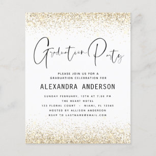 Budget Graduation Party Gold Class of 2023