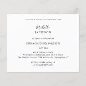 Budget Graduation Party Modern 6 Foto (Achterkant)