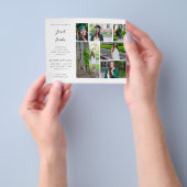 Budget Graduation Party Modern 6 Foto Flyer (Hand)