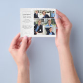 Budget Graduation Party Modern 6 Foto V2 Flyer (Hand)