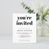 Budget Grand Opening Special Event Business Lancer (Staand voorkant)