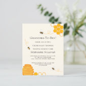 Budget Grandma to bee Grandbaby Shower Invitation (Staand voorkant)