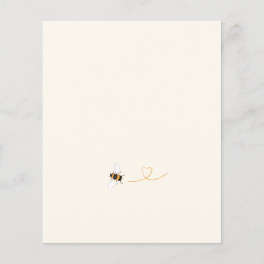 Budget Grandma to bee Grandbaby Shower Invitation (Achterkant)