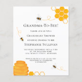 Budget Grandma to bee Grandbaby Shower Invitation (Voorkant)
