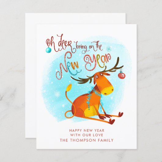 BUDGET grappenmaker Oh het nieuwe jaar (Voorkant / Achterkant)