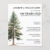 Budget Grappige 100e Verjaardag uitnodiging (Voorkant)