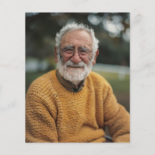 Budget Grappige 90ste verjaardag uitnodiging (Achterkant)