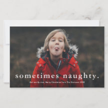 Budget Grappige Stoute 3 Foto Kerstkaart
