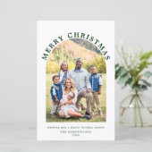 BUDGET Green Arch Kerstfeestdag Foto (Staand voorkant)