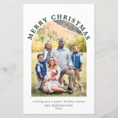 BUDGET Green Arch Kerstfeestdag Foto (Voorkant)