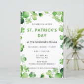 Budget Green Clover Shamrock St Patricks Day (Staand voorkant)