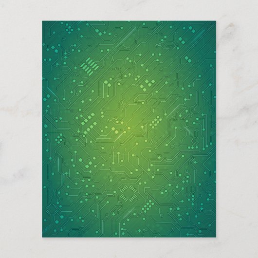 BUDGET Green Gamer Birthday Invitation (Achterkant)