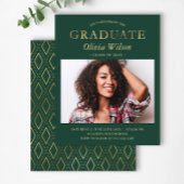 Budget Green Gold Photo Afstuderen Celebration