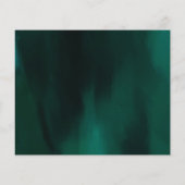 Budget Green Gold Quinceanera Save the Date (Achterkant)