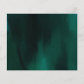 Budget Green Gold Quinceanera Save the Date (Achterkant)