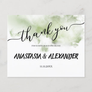 BUDGET/Green/Hartelijk dank. Flyer