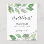 Budget Green Nieuw adres Verhuisaankondiging (Voorkant)