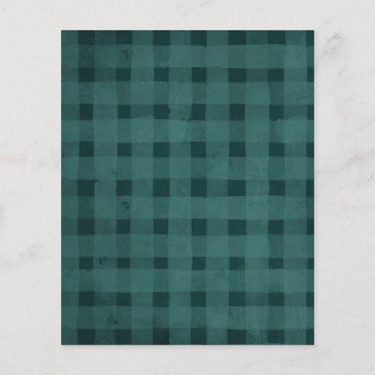 Budget Green Pset Six PhotoCollage Holiday Card (Achterkant)