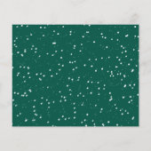 Budget Green Script Collage Pine Kerstfeestdag Flyer (Achterkant)