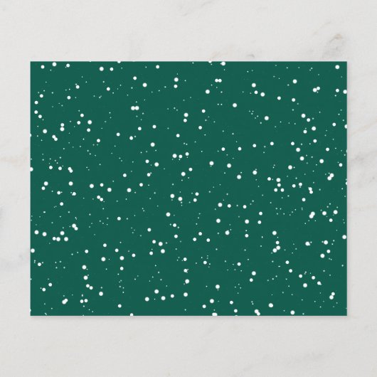 Budget Green Script Collage Pine Kerstfeestdag Flyer (Achterkant)