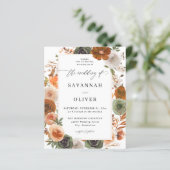 Budget Green & Terra Cotta Floral Wedding S2 - WHI (Staand voorkant)