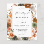 Budget Green & Terra Cotta Floral Wedding S2 - WHI (Voorkant)