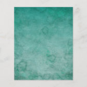 Budget Green Waterverf Woodland Fox Baby shower (Achterkant)