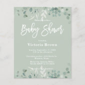 Budget Greenery Baby shower (Voorkant)