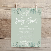 Budget Greenery Baby shower