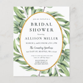 Budget Greenery Bridal Shower
