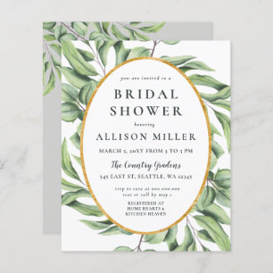Budget Greenery Bridal Shower
