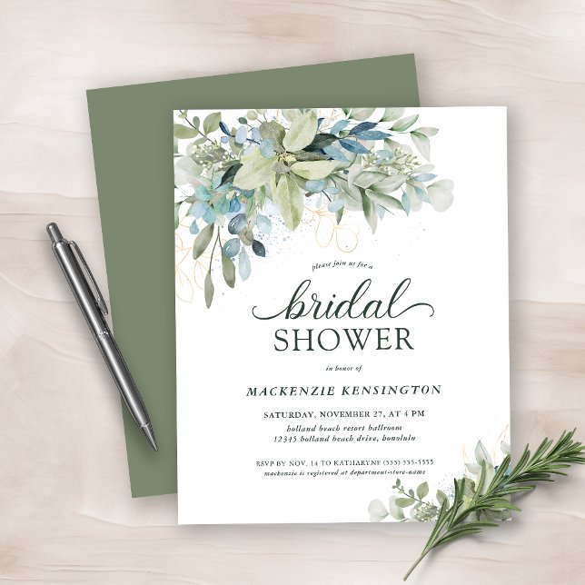BUDGET Greenery Bridal Shower (Creator heeft geüpload)