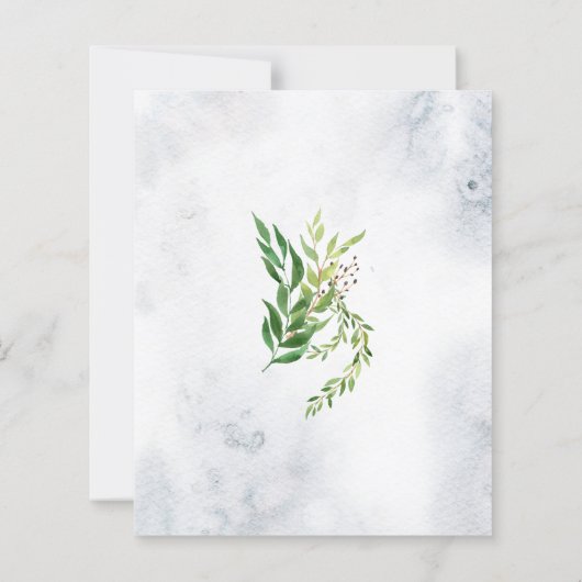 Budget Greenery Celebration of Life Funeral (Achterkant)