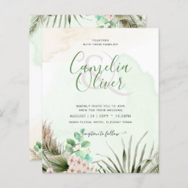 BUDGET Greenery Eucalyptus Pampas Grass Wedding