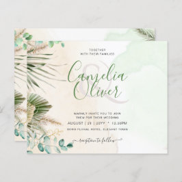 BUDGET Greenery Eucalyptus Pampas Grass Wedding