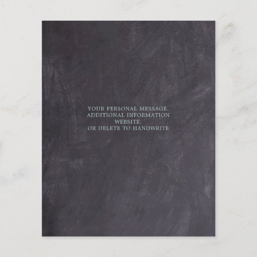 Budget Greenery Eucalyptus Weddenschap (Achterkant)