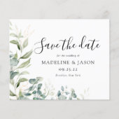 BUDGET Greenery Eucalyptus Weddenschap Save the Da (Voorkant)