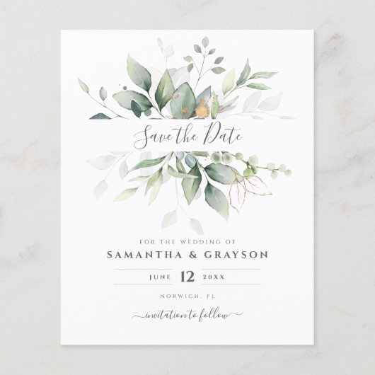 Budget Greenery Eucalyptus Wedding (Voorkant)