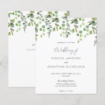 Budget Greenery Eucalyputs Wedding