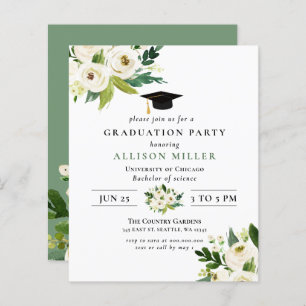 Budget Greenery Floral Afstuderen