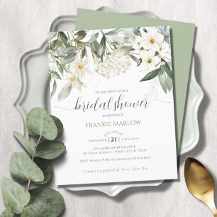 Budget Greenery Floral Bridal Shower