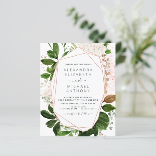 Budget Greenery Foliage Elegant Wedding (Staand voorkant)