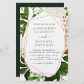 Budget Greenery Foliage Elegant Wedding (Voorkant / Achterkant)